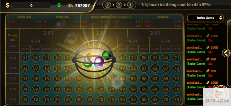 Kinh nghiệm Number game Gemwin